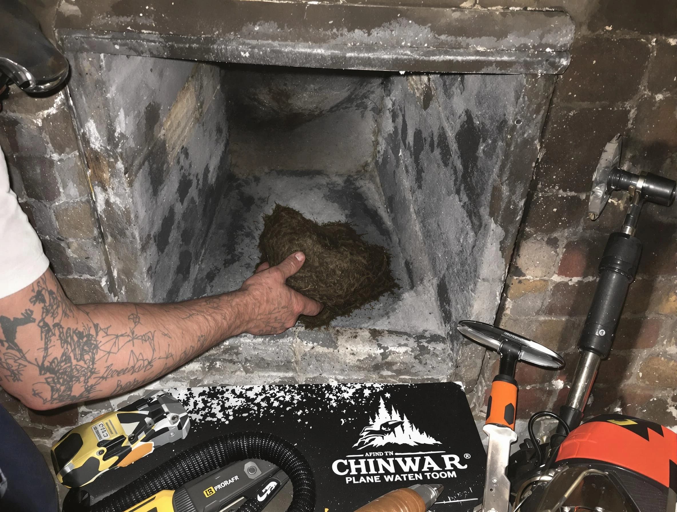 Roxborough Park Chimney Sweep safely removing debris and screening chimney in Roxborough Park, CO