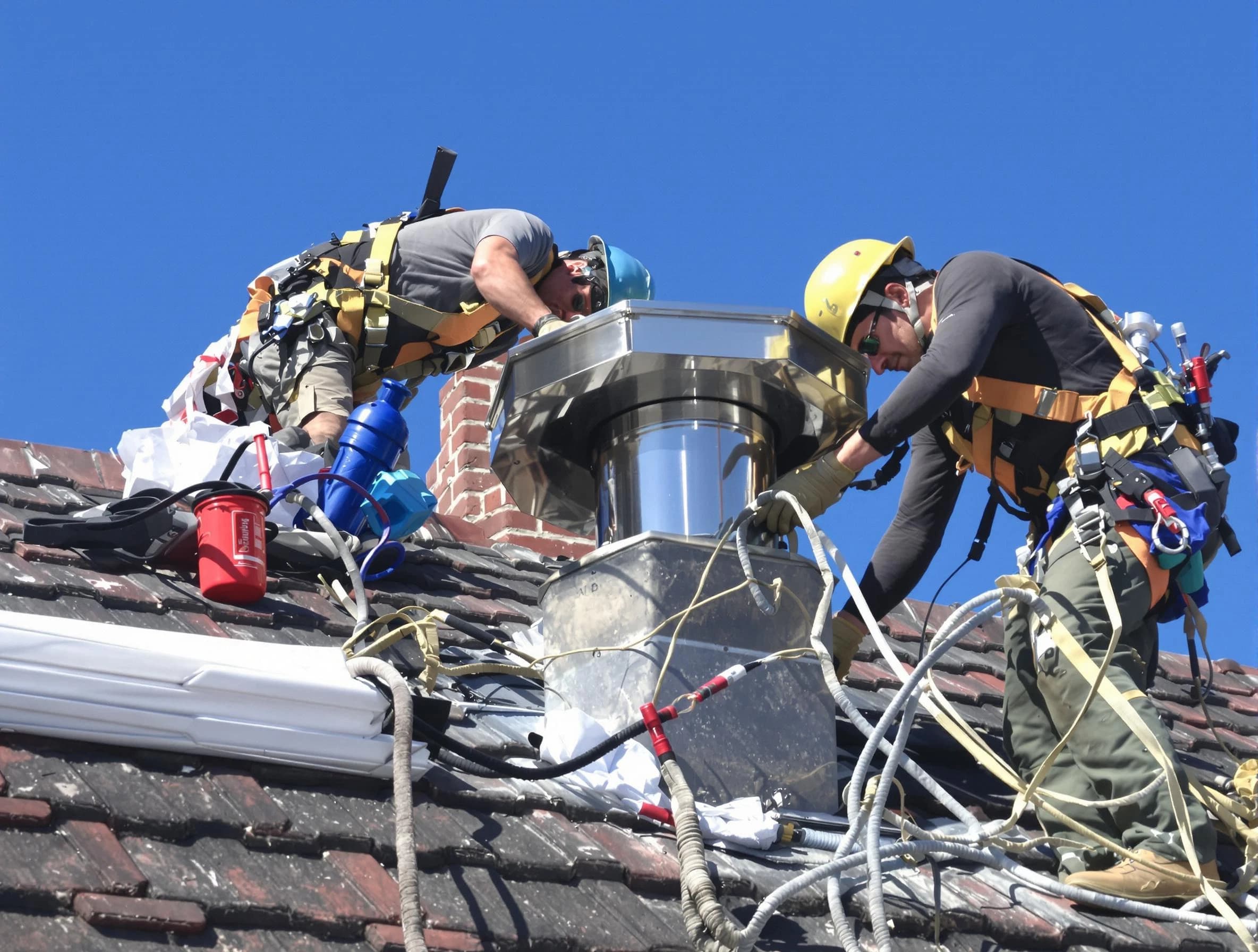 Protective chimney cap installed by Roxborough Park Chimney Sweep in Roxborough Park, CO