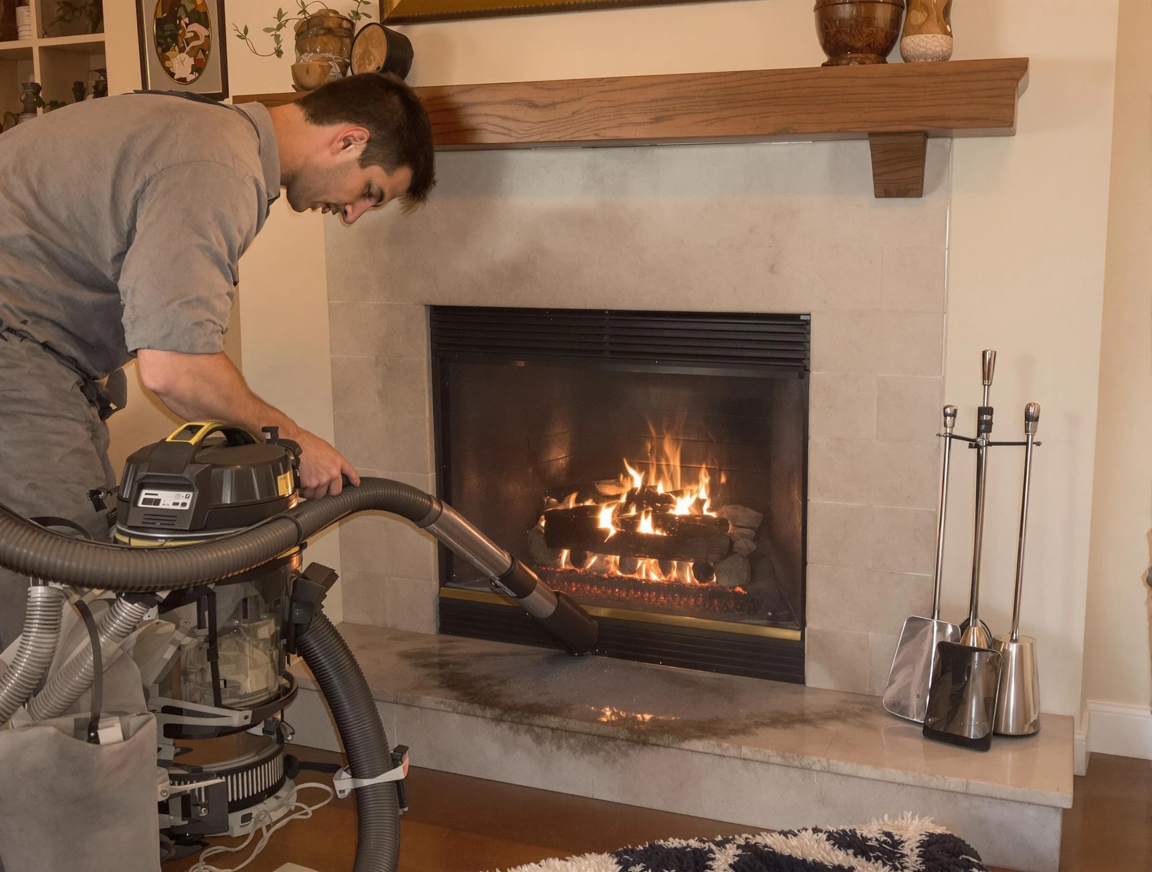Routine fireplace upkeep by Roxborough Park Chimney Sweep in Roxborough Park, CO