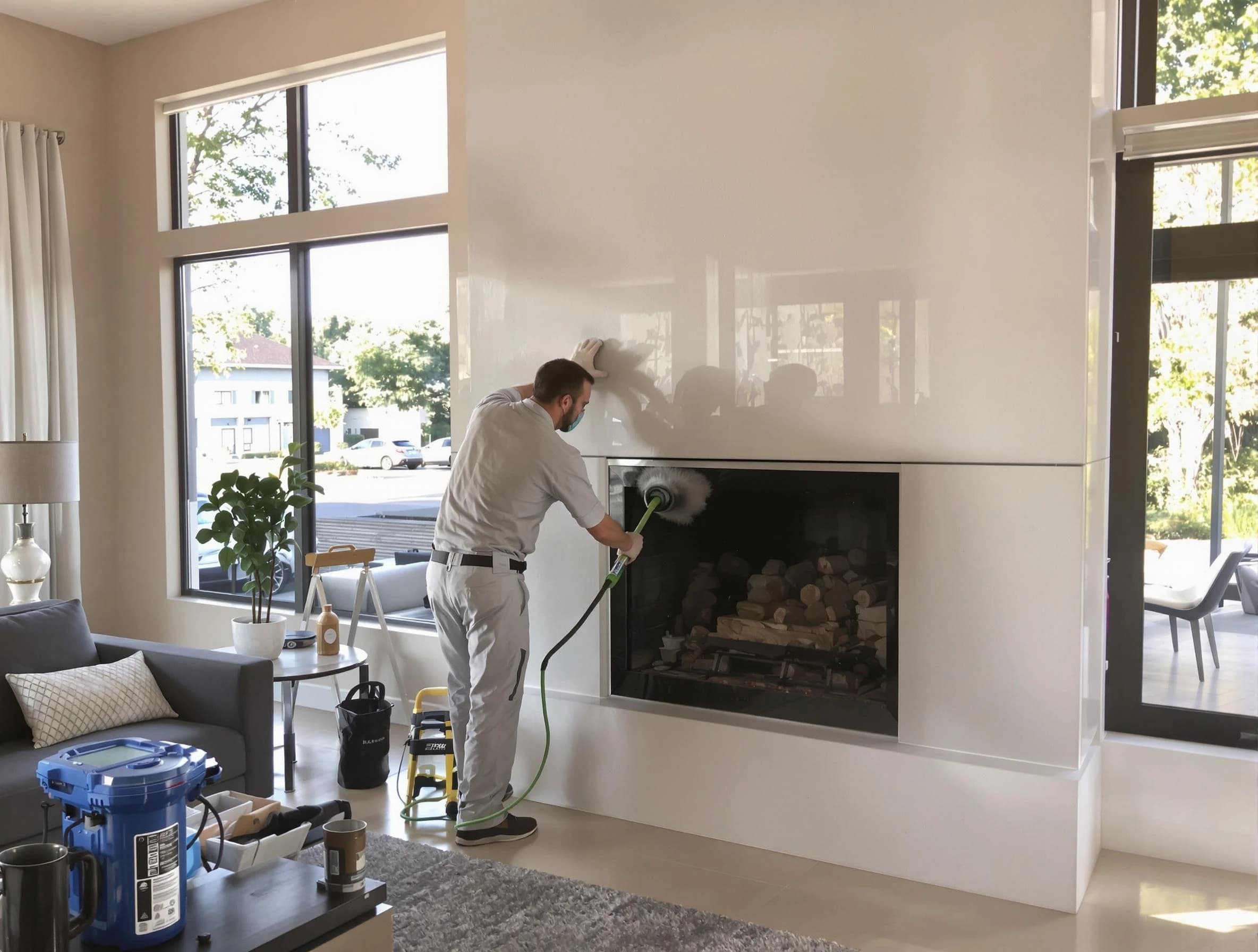 Roxborough Park Chimney Sweep performing thorough soot removal in Roxborough Park, CO