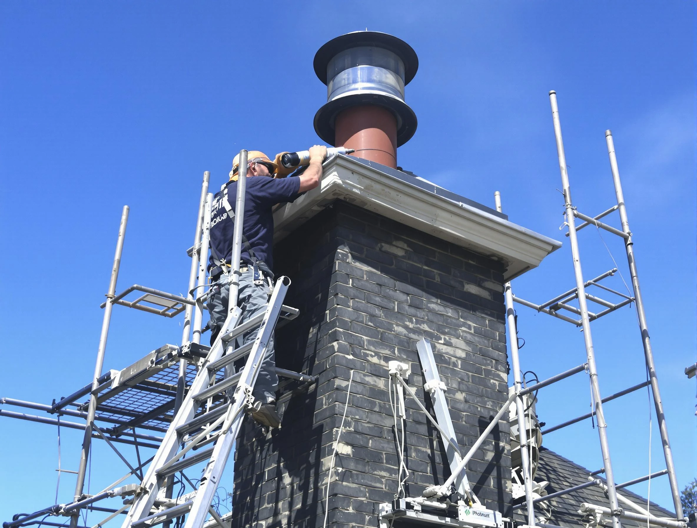 Sturdy chimney crown finished by Roxborough Park Chimney Sweep in Roxborough Park, CO