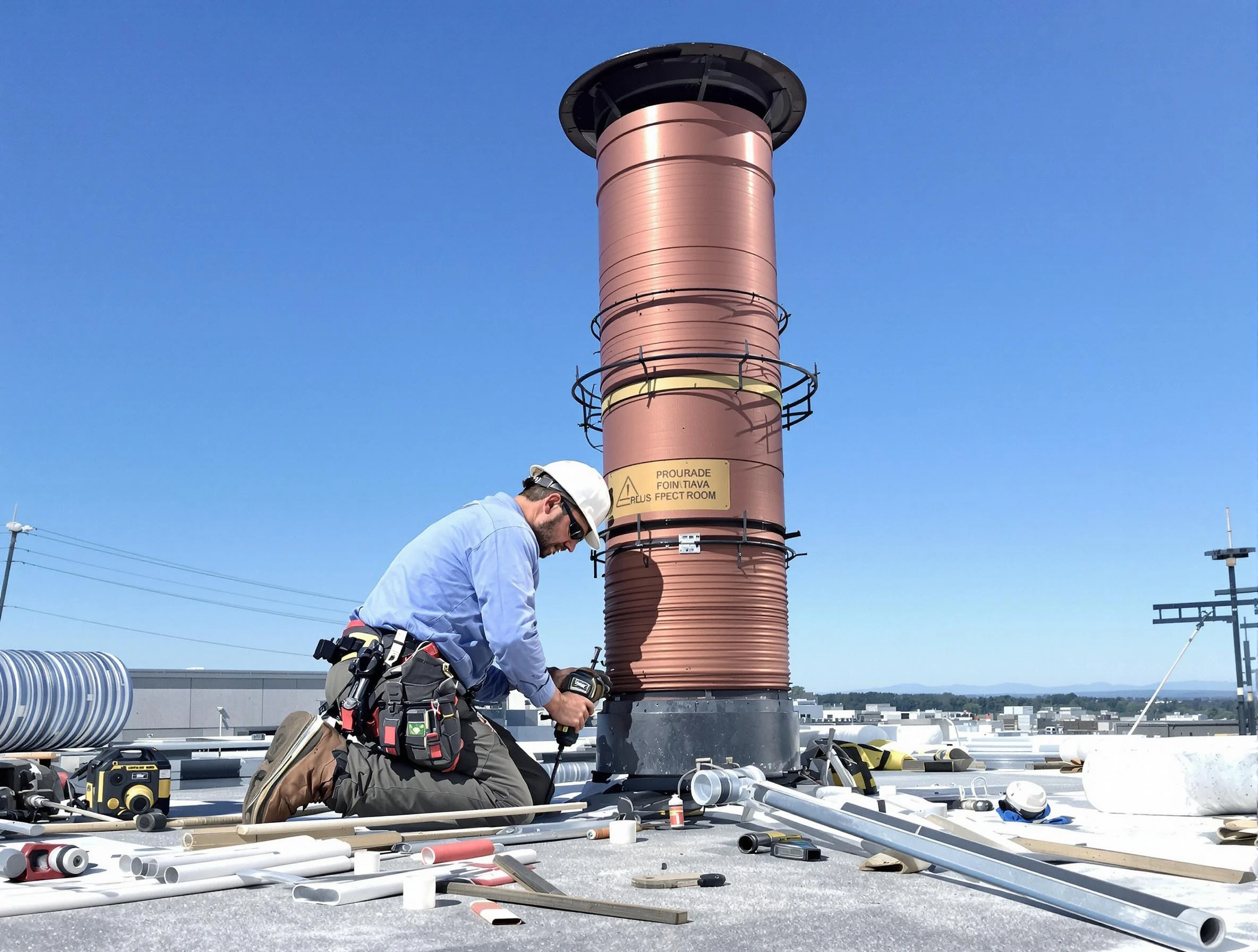 Installed chimney liner by Roxborough Park Chimney Sweep in Roxborough Park, CO
